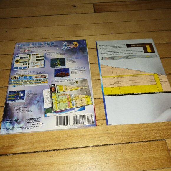 Final Fantasy X Bradygames's Official Strategy Guide with poster - Picture 2 of 3